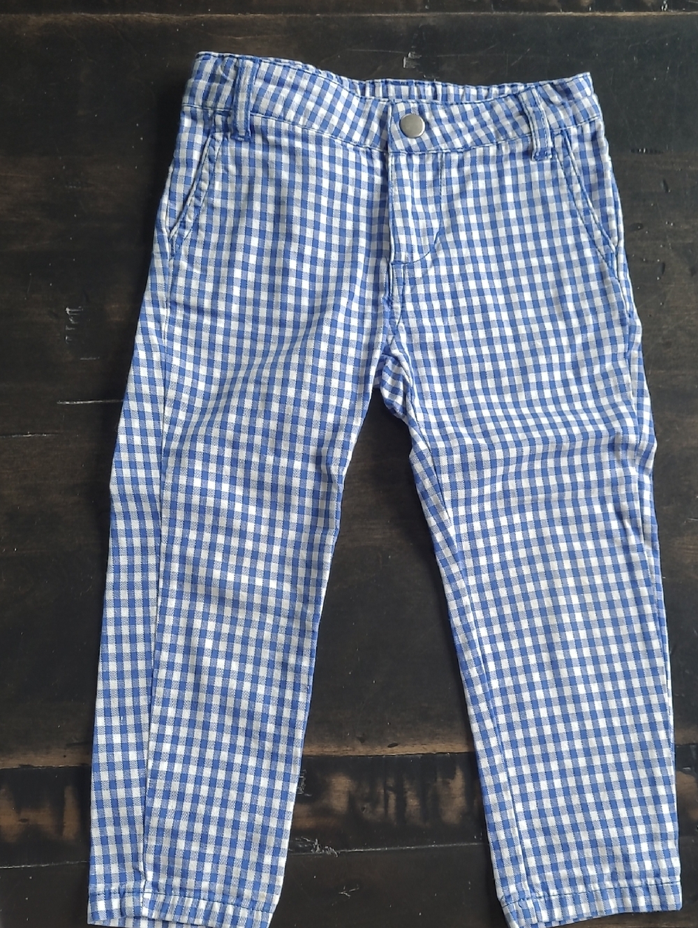 Cotton Gingham Pants 2T